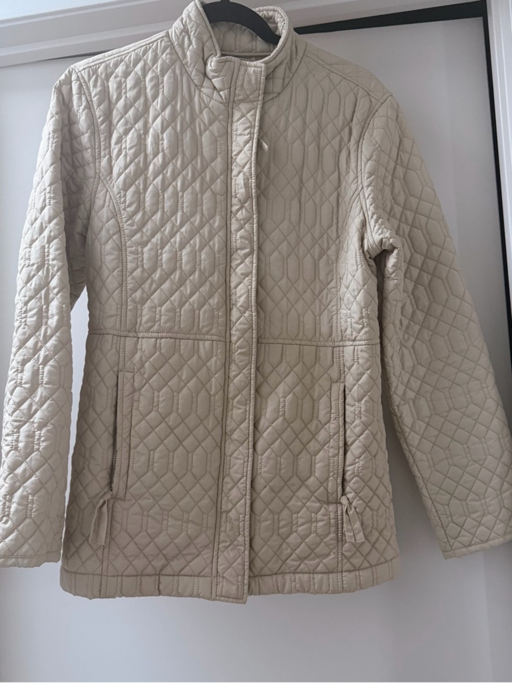 Izod Quilted Cream Women's Jacket